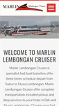 Mobile Screenshot of marlinlembongancruiser.com